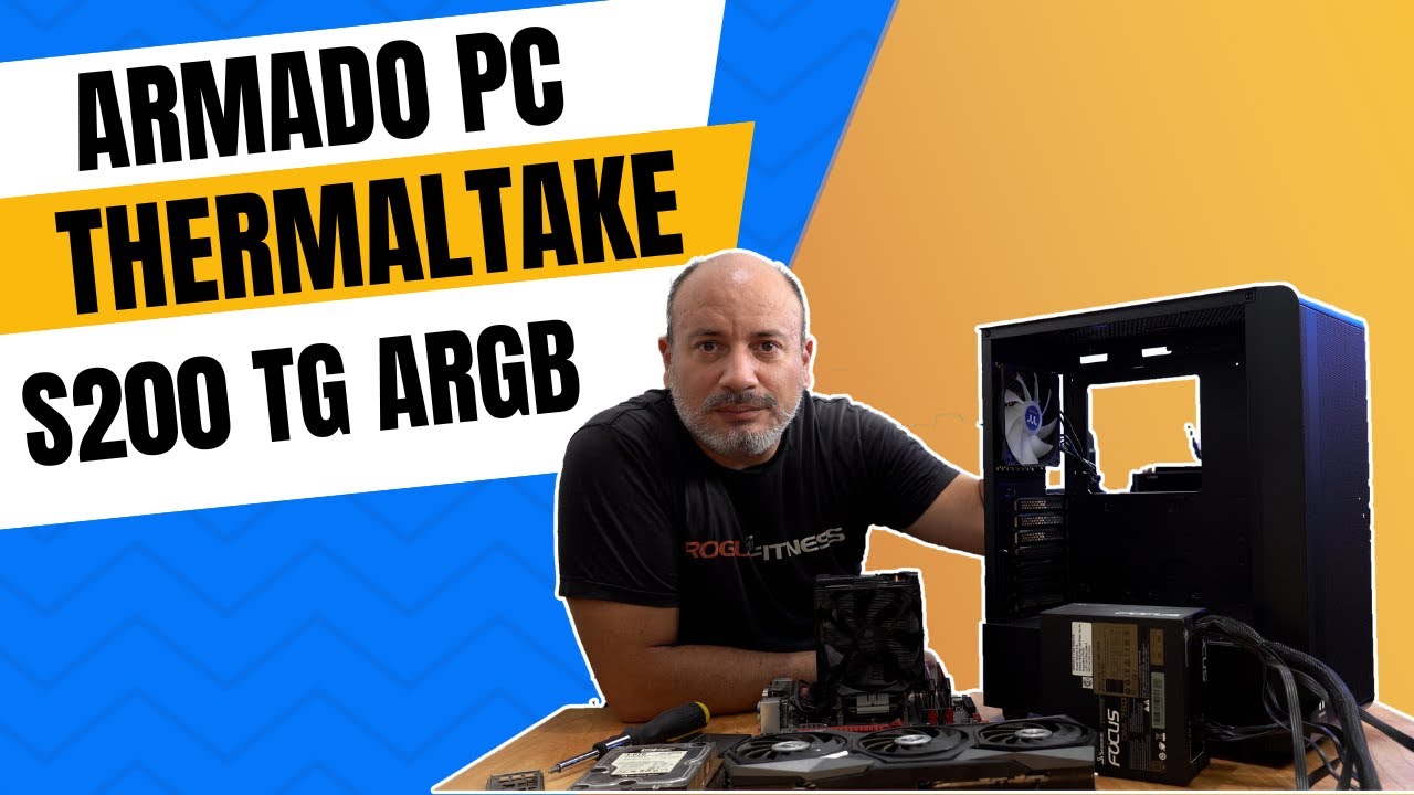 Así arme mi PC en Gabinete Thermaltake S200 Tg ARGB