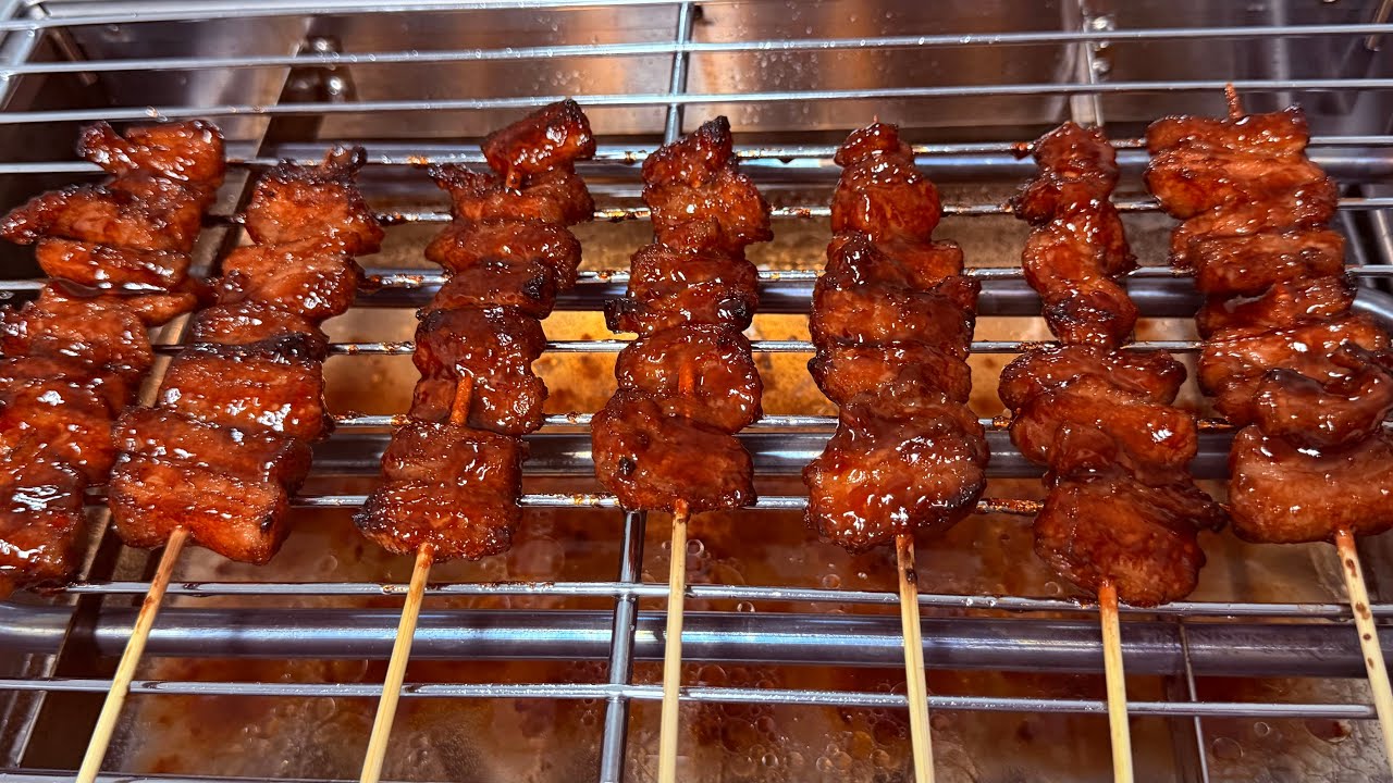 Filipino Pork Barbecue using Portable Barbecue Grill (Indoor)