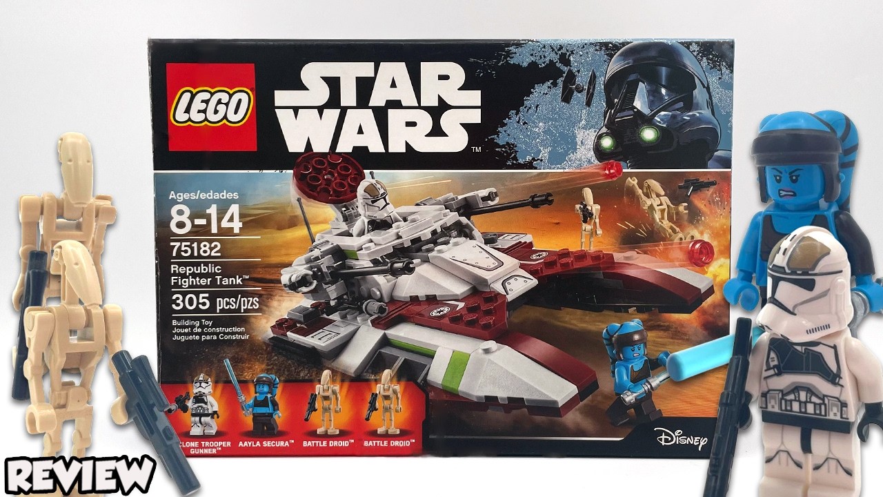LEGO Star Wars 75182 REPUBLIC FIGHTER TANK Review!