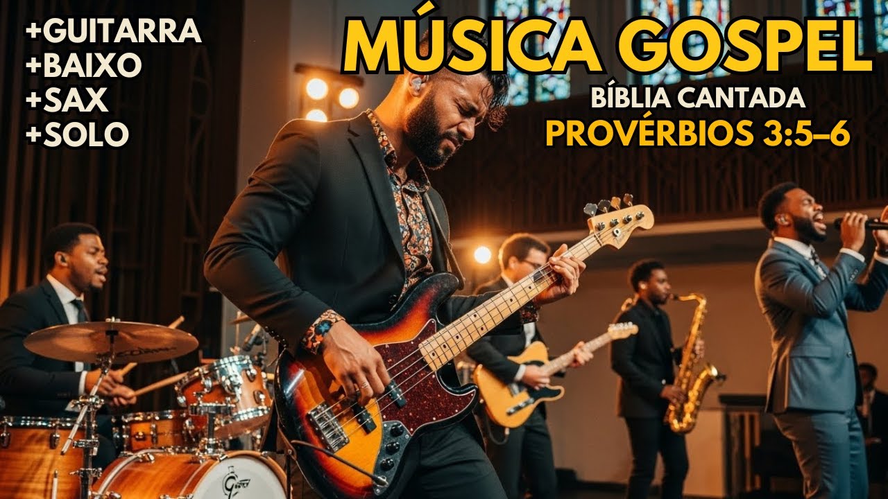 🎵 Provérbios 3:5–6 — Bíblia Cantada | Música Gospel e Louvor Cristão | Palavra Viva de Deus | Bíblia
