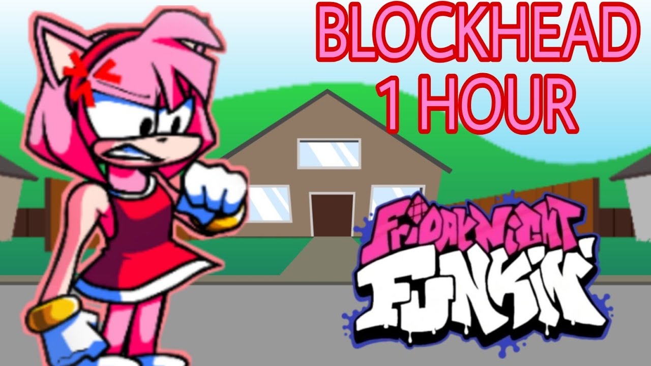 Blockhead Song 1 Hour FNF Funkin' is Magic  Amy vs Pinkie Pie