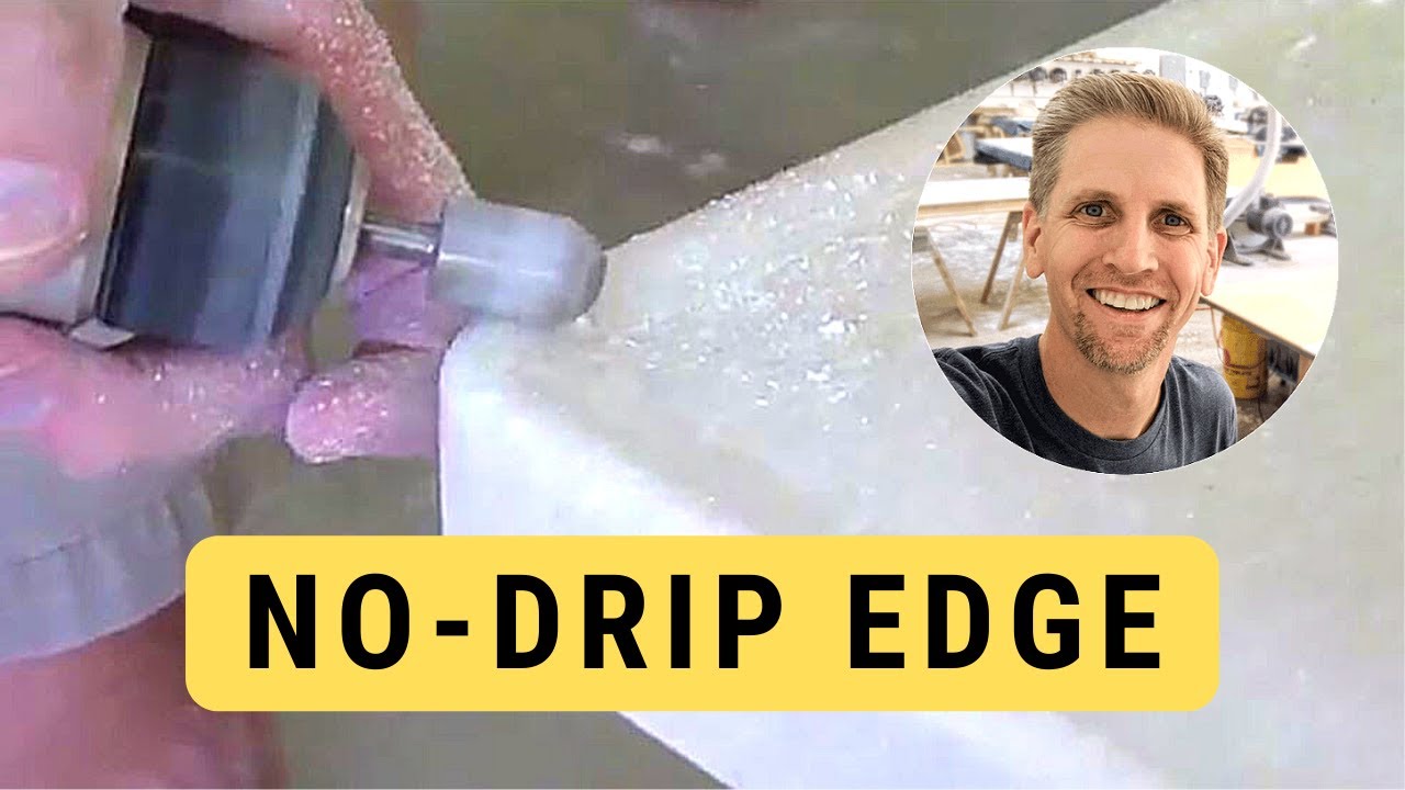 How to Fabricate a No-Drip Corner on a Corian Solid Surface Countertop