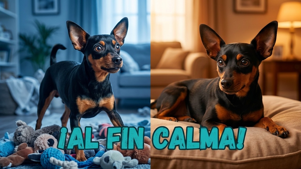 Rutinas calmantes para tu Mini Pinscher inquieto 🐾 Cómo lograr días más tranquilos 🐕