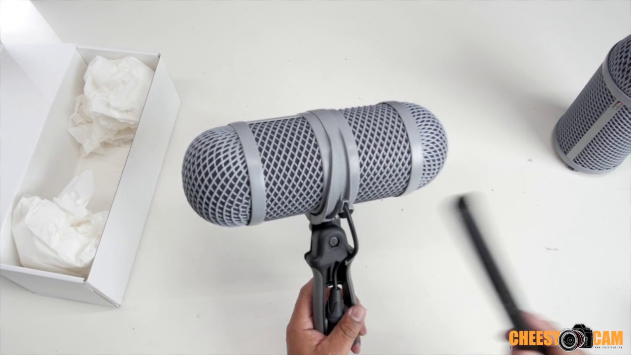 Микрофон Rycote Super Shield с ветрозащитным дирижаблем — уменьшенного размера