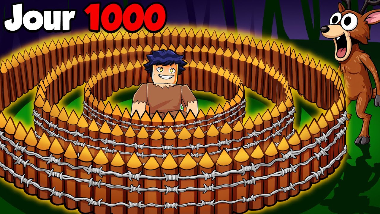 J'ai Passé 1000 Jours dans 99 Nuits dans la Forêt !