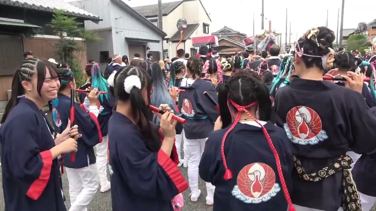 令和7年度　御坊祭　東薗組　10月4日　出発