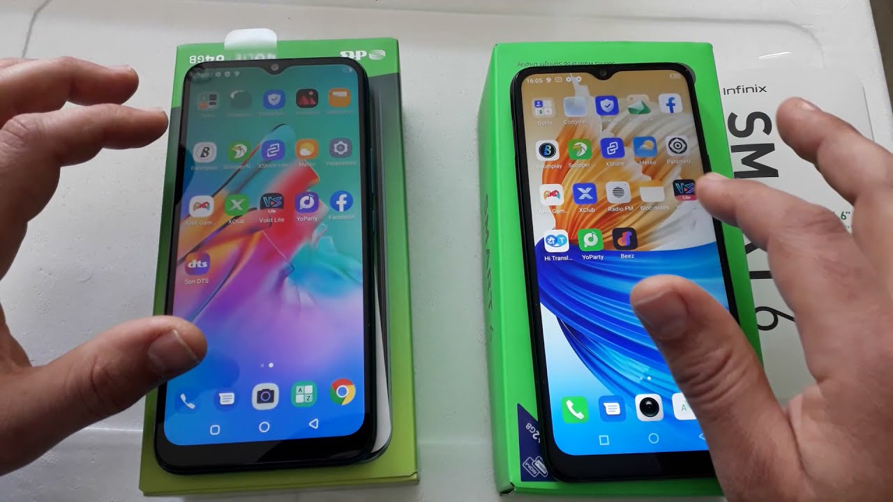 infinix smart 6 VS infinix smart 5 speed comparaison