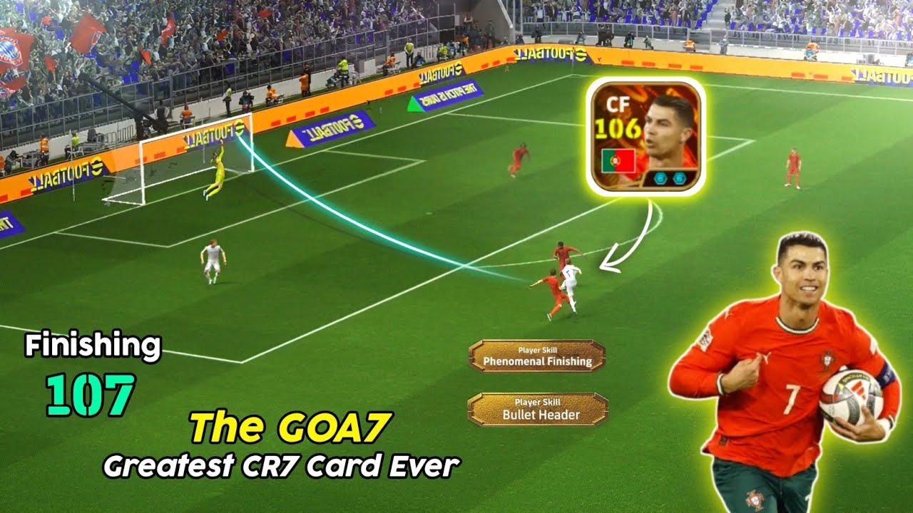 The Greatest CR7 Card is Here 🗿🔥 107 Rated Ronaldo Big Time Card Review 🔥 Phenomenal x Bullet Header