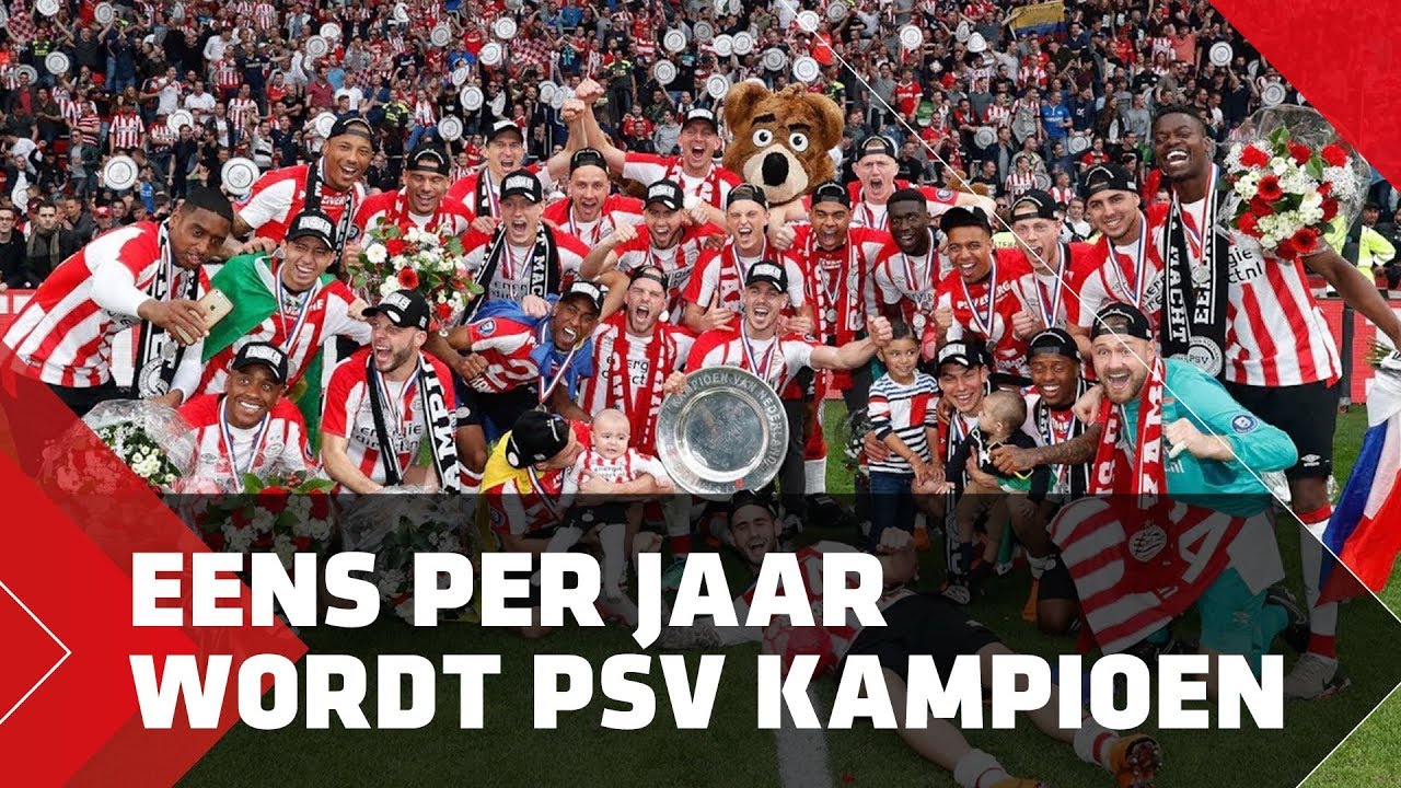 Eens per jaar wordt PSV kampioen