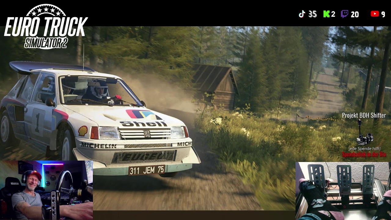 Rally Action mit Stahlwasser