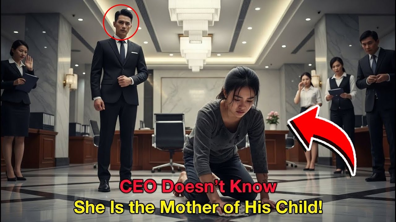 ❤️‍🩹Poor Girl Is Forced to Clean the Floor —But the CEO Doesn’t Know She Is the Mother of His Child!