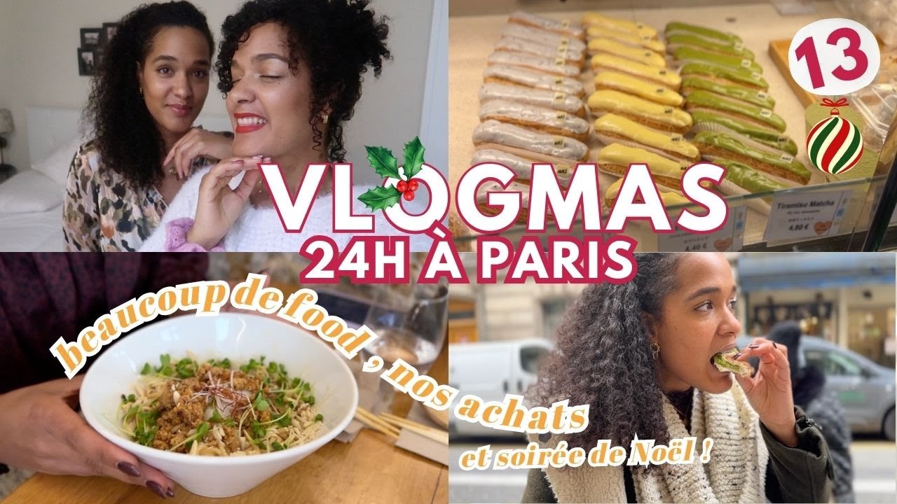 VLOGMAS #13| 24h à Paris | Nos Achats, Cuisine japonaise, Et Vivre Au Rythme Des Saisons !