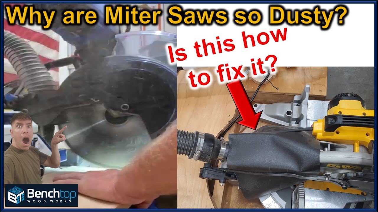 Miter Saw Dust Collection Deep Dive // Best Ways to Improve Your Saw // EP 82