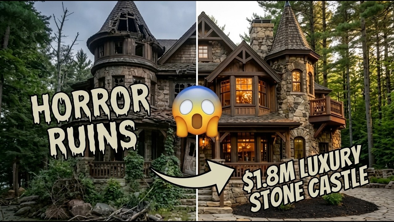 From Horror Ruins to $18 Million Luxury Stone Castle &ndash; The Most Epic Restoration Ever 🔥