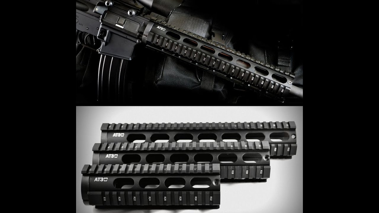 como montar un riel free flote a un M16/M4/AR15