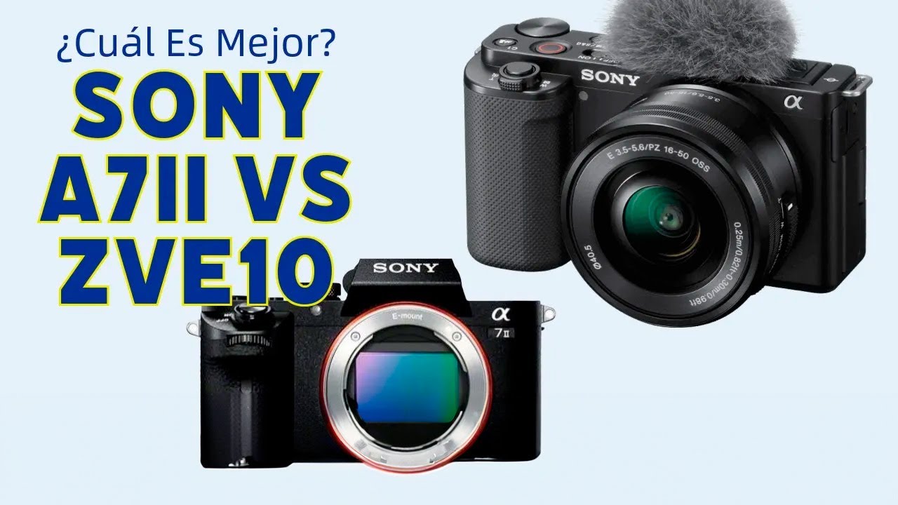 Sony A7II vs Sony ZV-E10 🔥 ¿Clásico Full Frame o la reina del contenido?