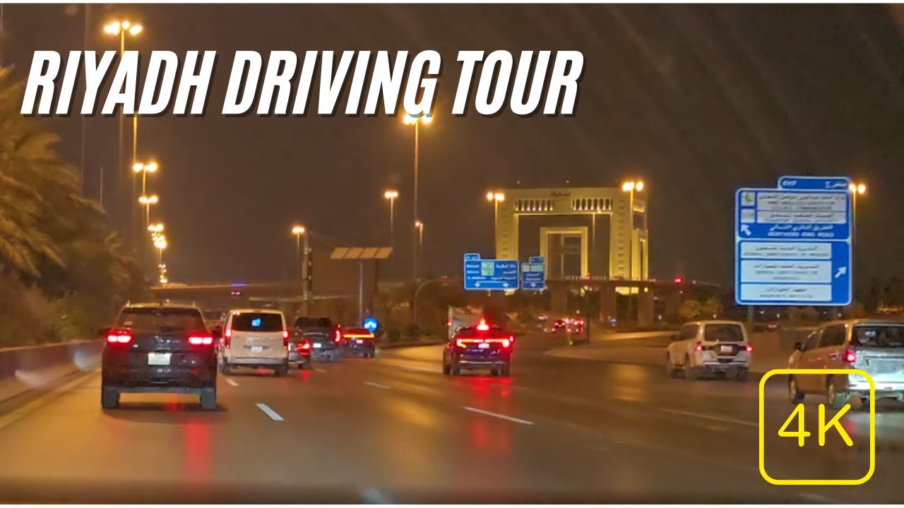 Riyadh Night Driving Tour 4K 🇸🇦 | Saudi Arabia Capital City Drive | Ultra HD Road View