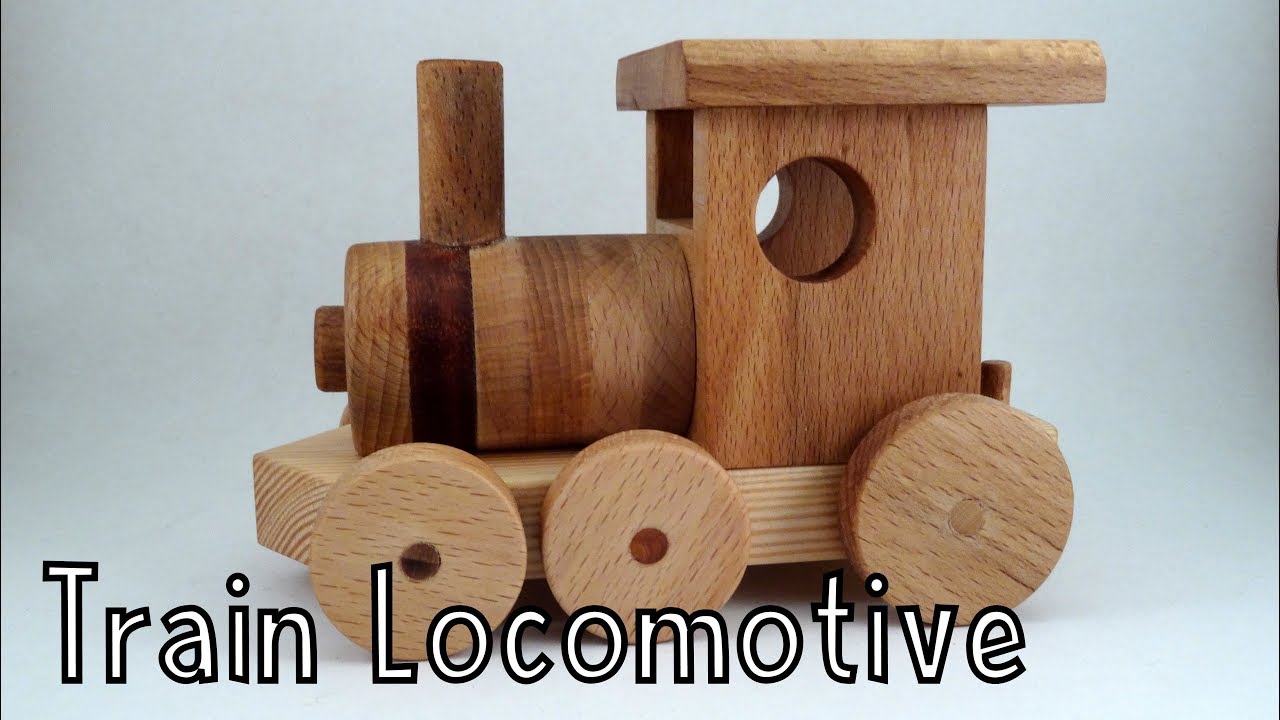 How To Make a Wooden Toy Train Locomotive | Wooden Miniature - Wooden Creations