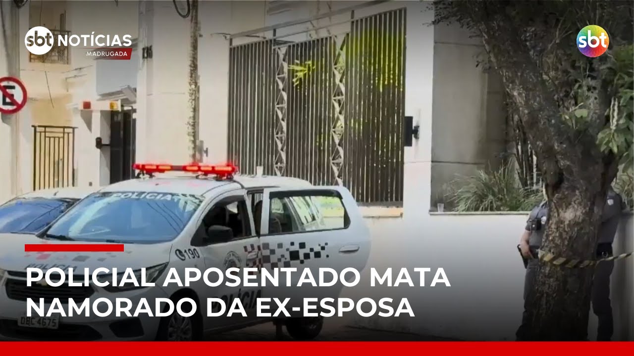 SP: Policial aposentado mata namorado da ex após invadir apartamento | #SBTNotícias