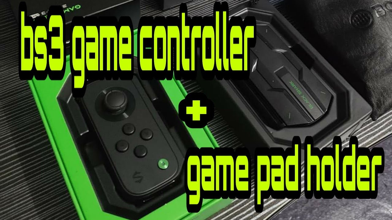 black shark 3 game controller unboxing and short review malaysia