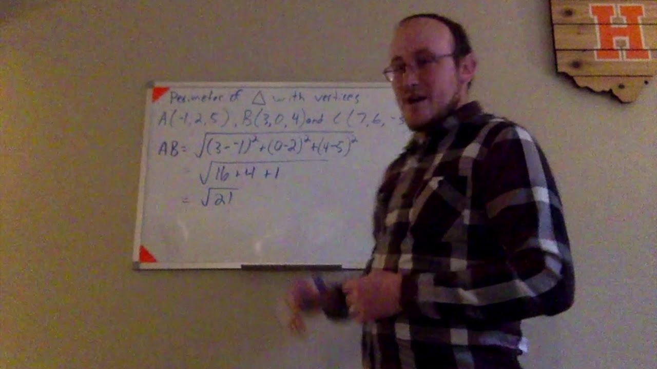 Perimeter of a Triangle in 3-Dimensional Space