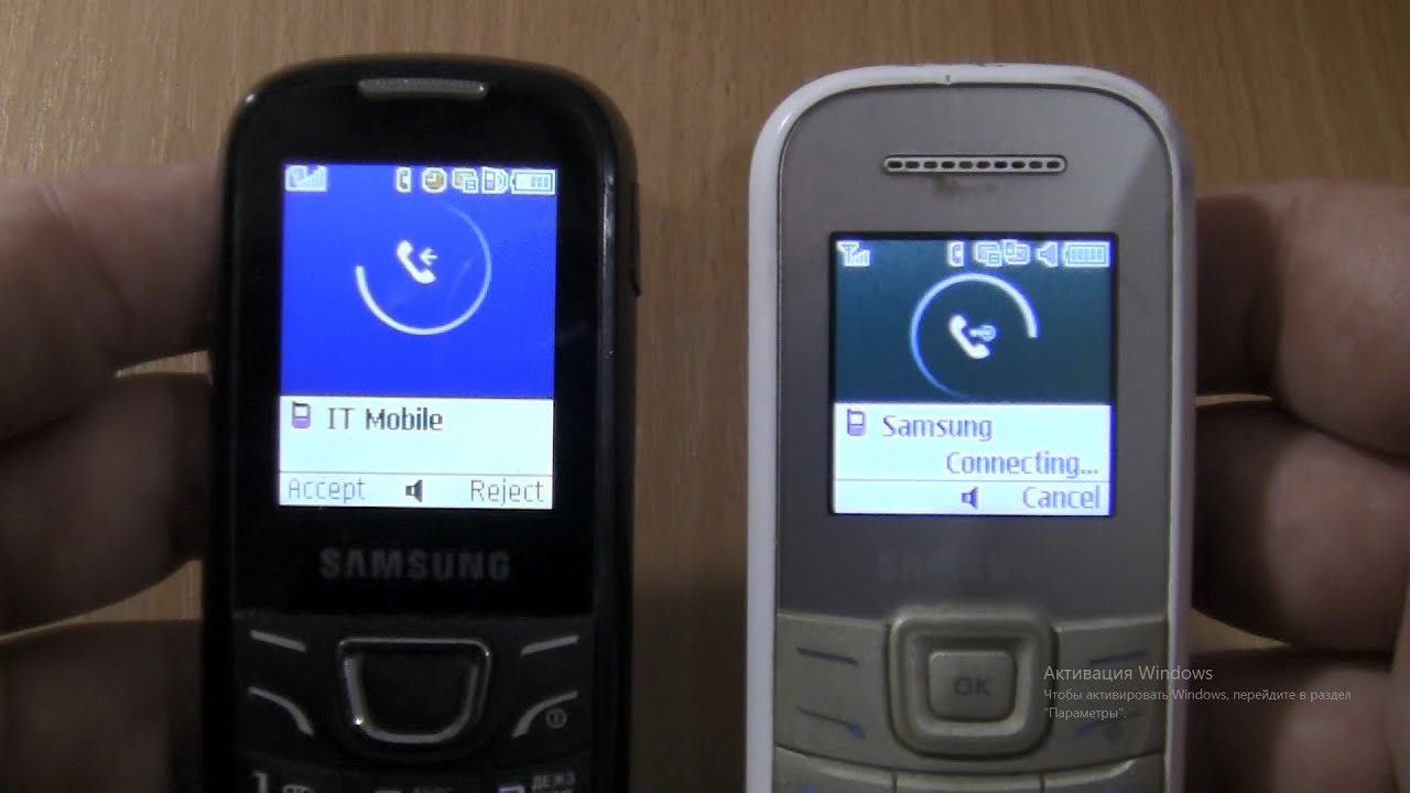 Over the Horizon Incoming call&Outgoing call at the Same Time Samsung 1200M+Samsung E1225T