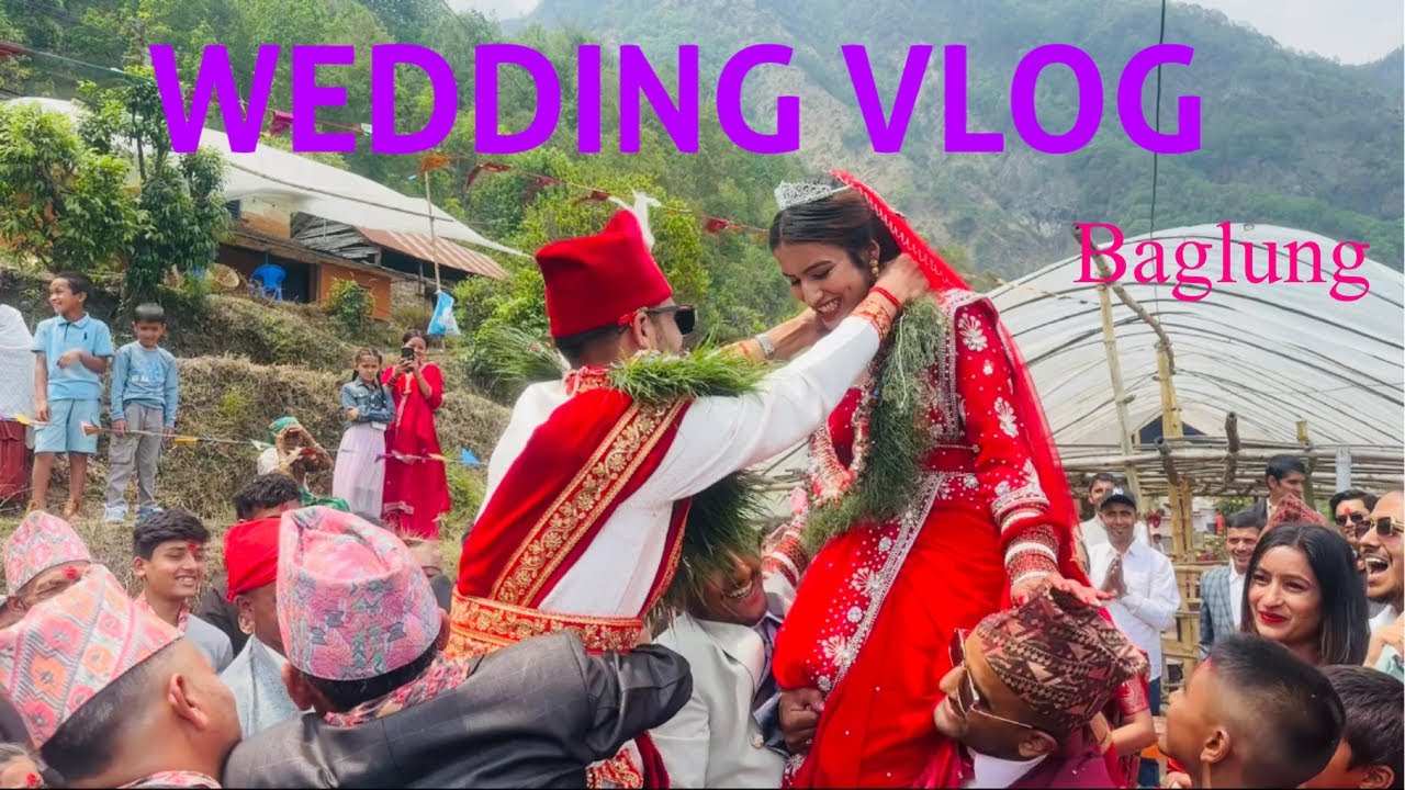 MARRIAGE DAY | WEDDING VLOG | BAGLUNG | MAMA GHAR | NEPALI | #marriage #weddingceremony #couples