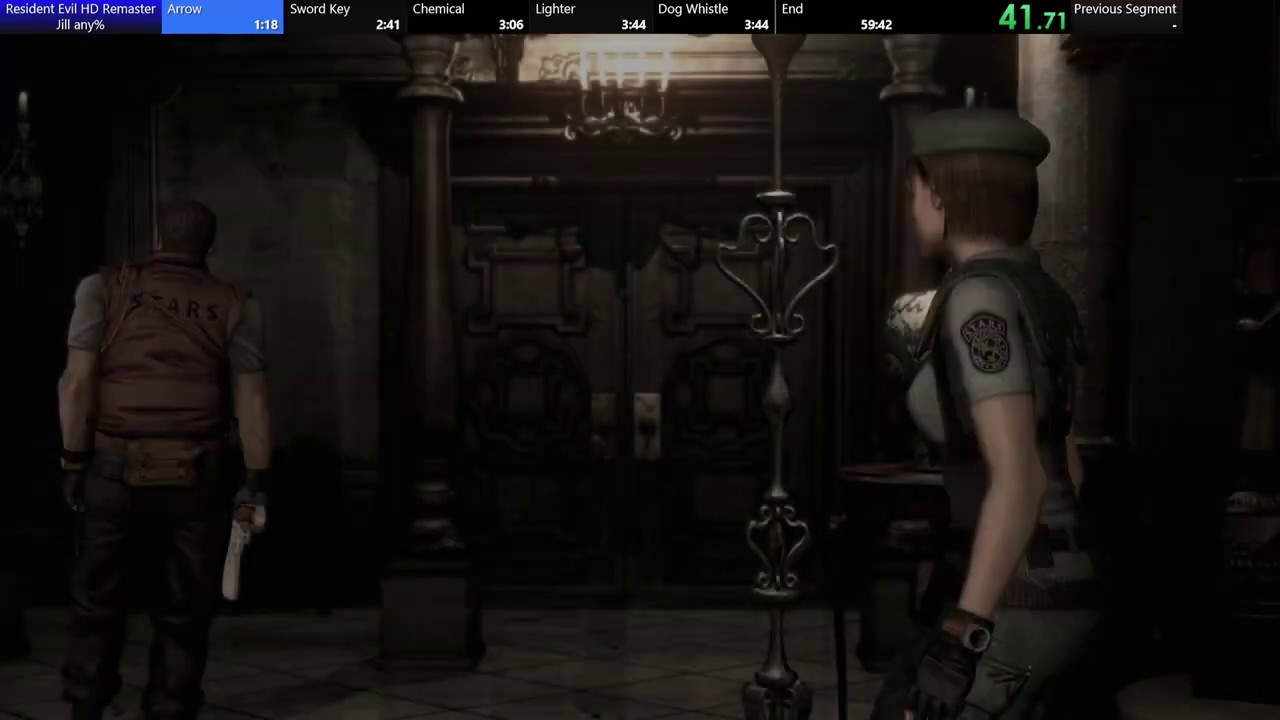 Resident Evil HD-Remaster. Jill Any% in 