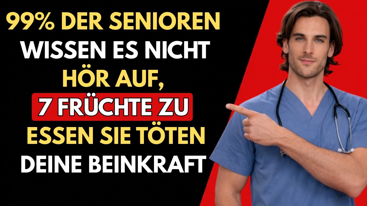 Senioren, hören Sie auf, diese 7 schlimmsten Früchte zu essen – sie zerstören Ihre Beinkraft