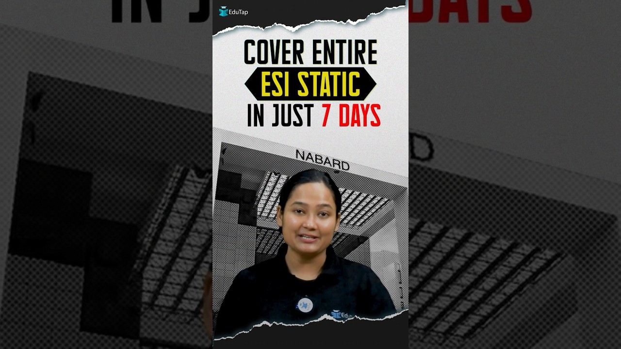 ESI Important topics | How to prepare ESI for NABARD Grade A | NABARD Grade A Preparation Strategy