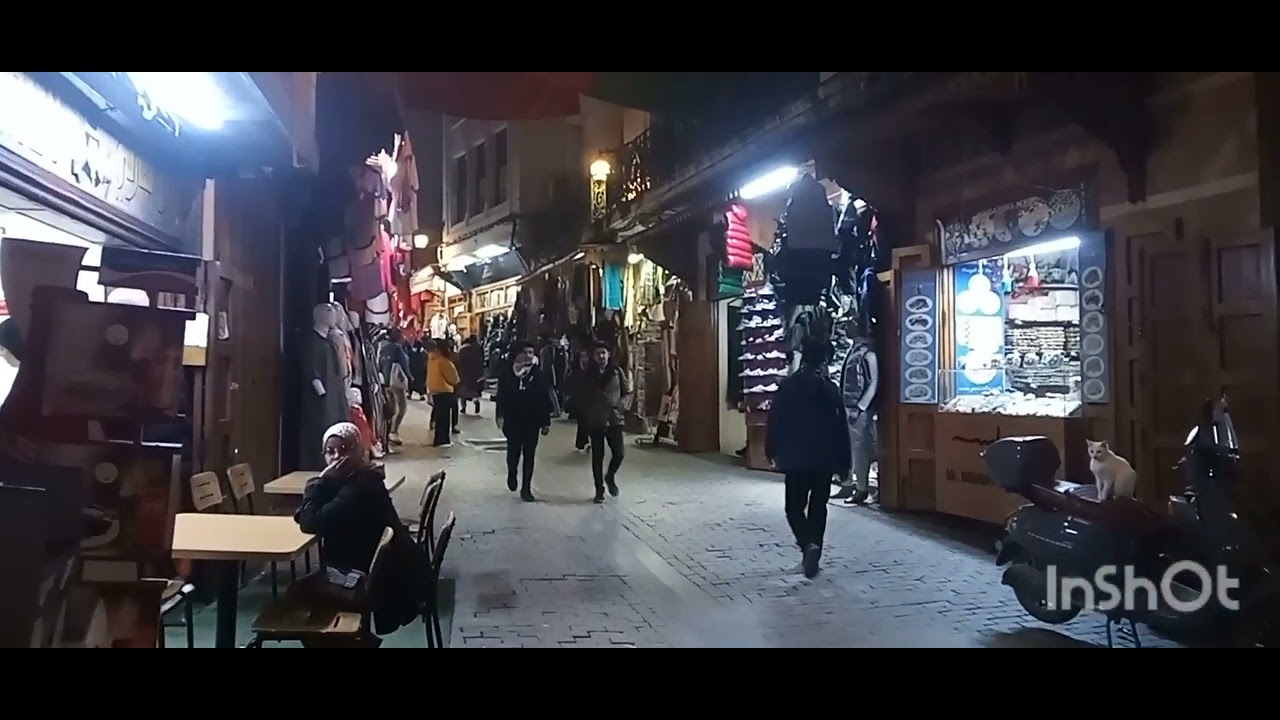 Gran café central سوق الداخل في الليل   فندق الزرع شراء الفواكه الجافة 