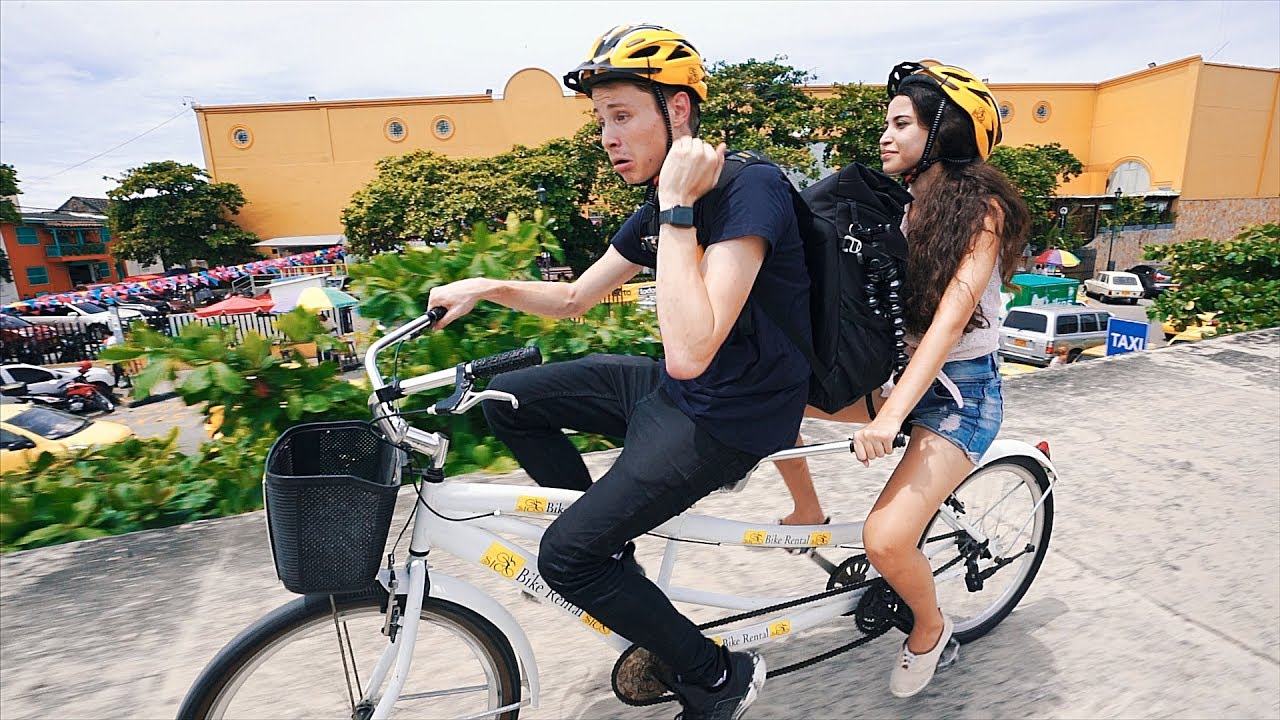 Tandem Fahren in Kolumbien