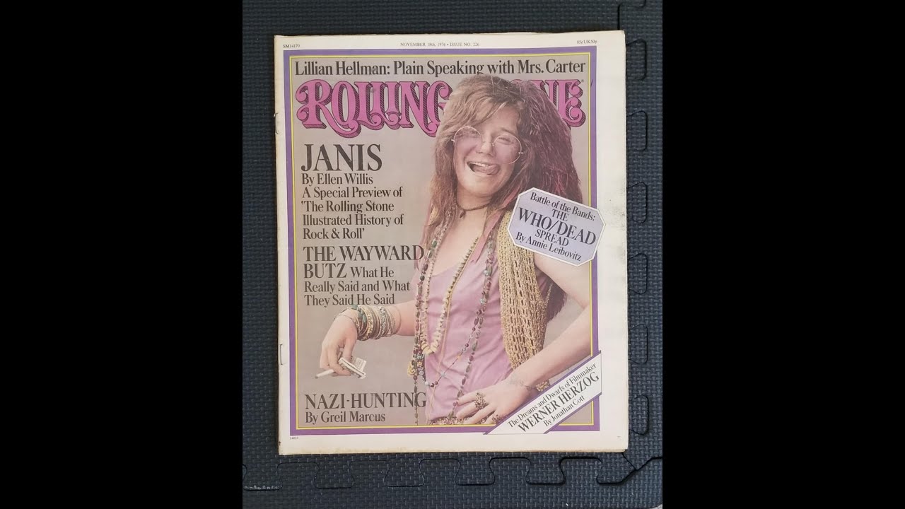 Rolling Stone Magazine November 18th 1976 Janis Joplin