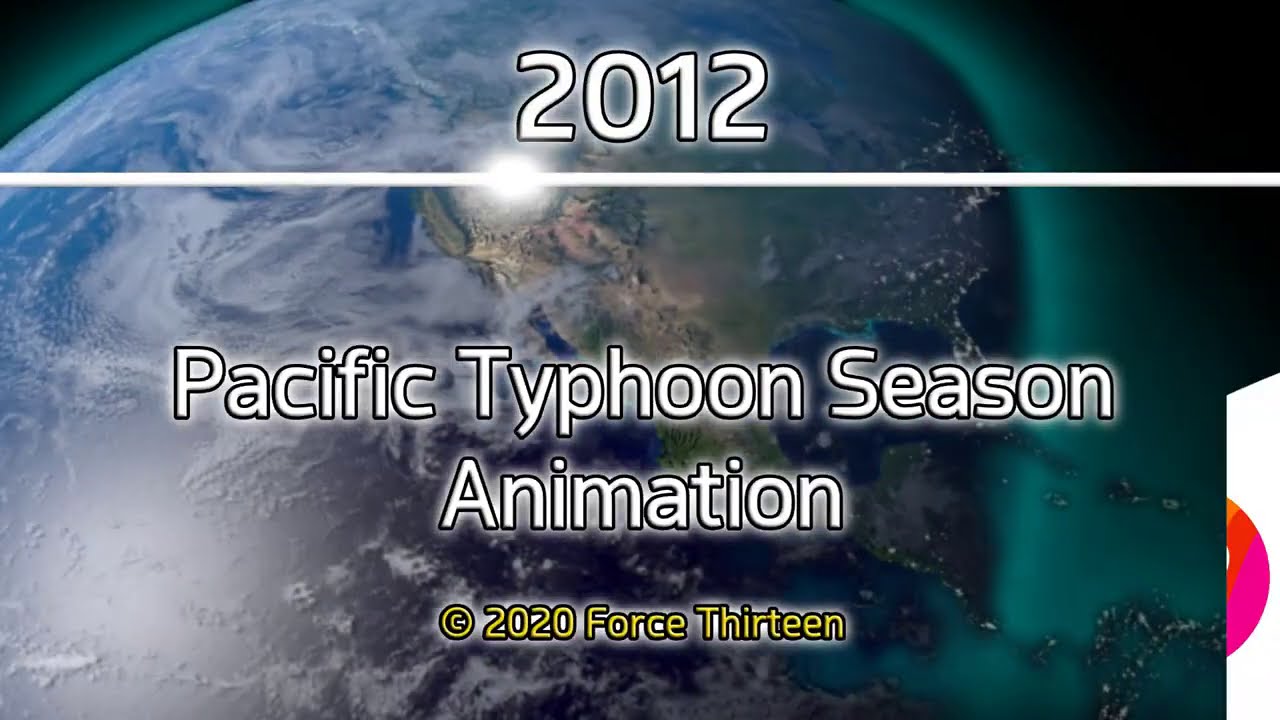 2012 Pacific Typhoon Season Animation v.3