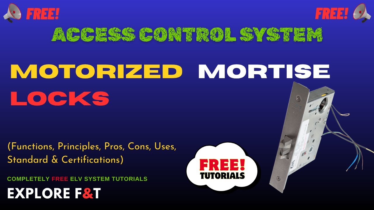 Motorized Mortise Lock Explained | Smart Access Control for Modern Buildings | Explore F&T #security