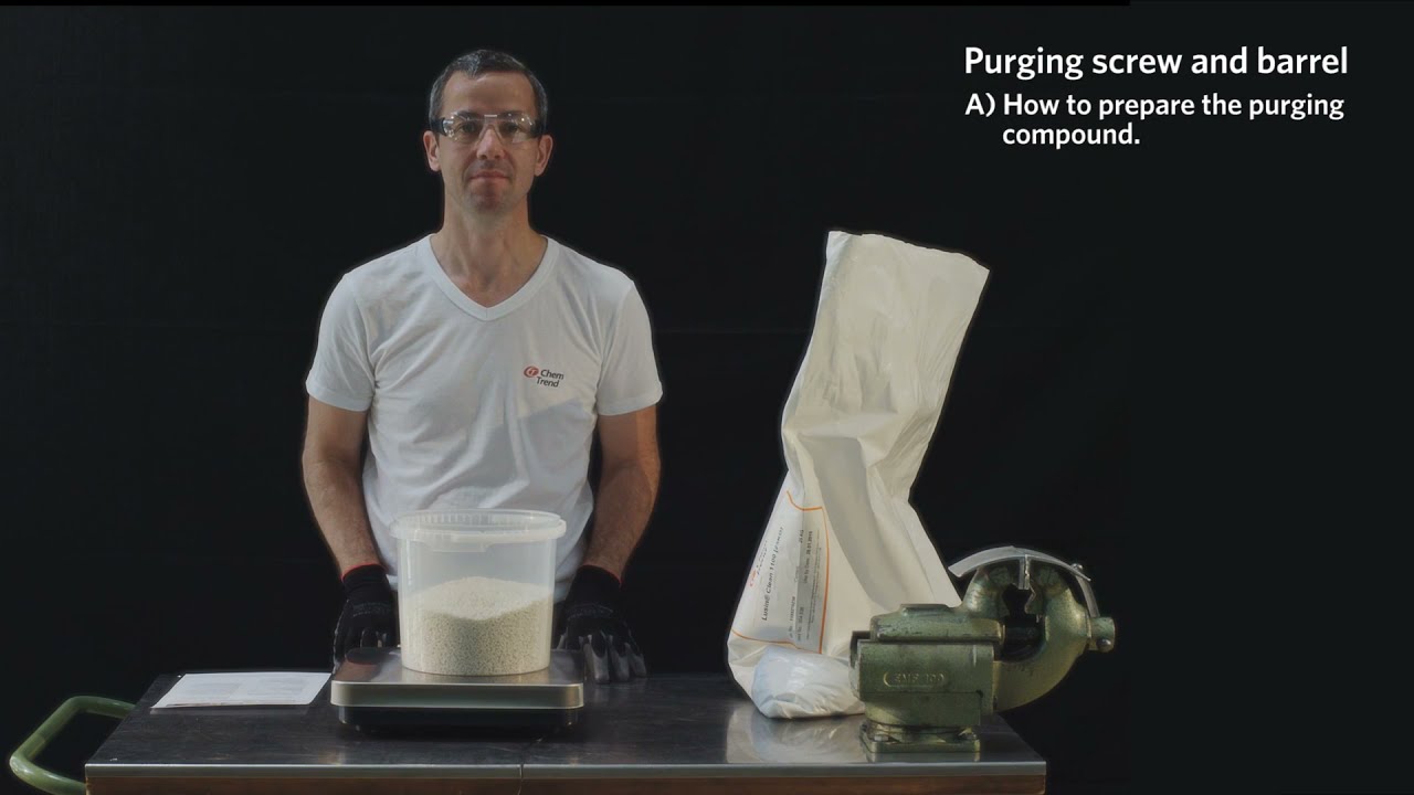 Thermoplastics: How to Purge Injection Molding Machine Barrel and Screw with Chem-Trend's Lusin®