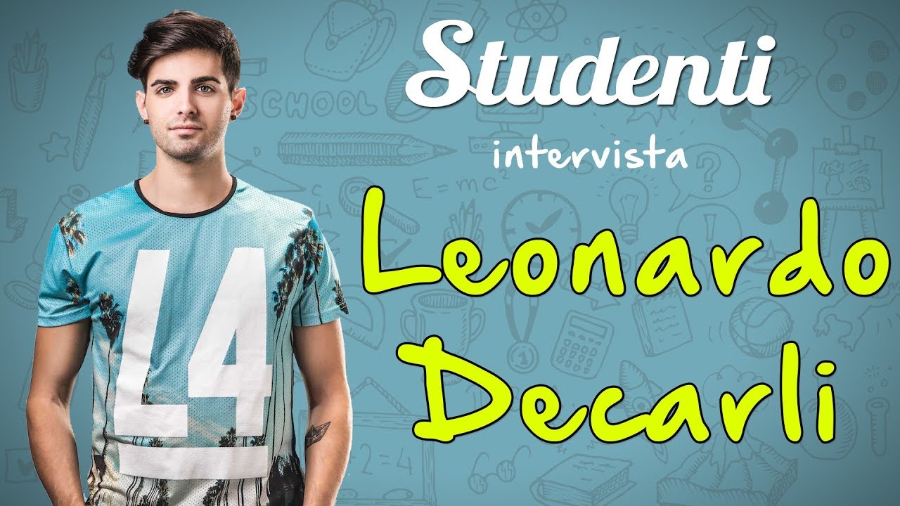 Intervista a Leonardo Decarli: 
