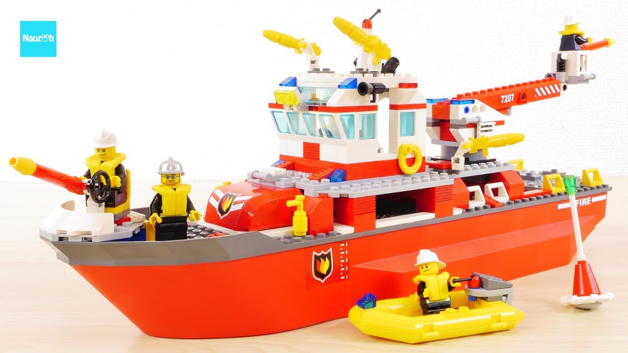 レゴ シティ 消防ボート 7207 ／ LEGO City Fire Boat Speed build & Review