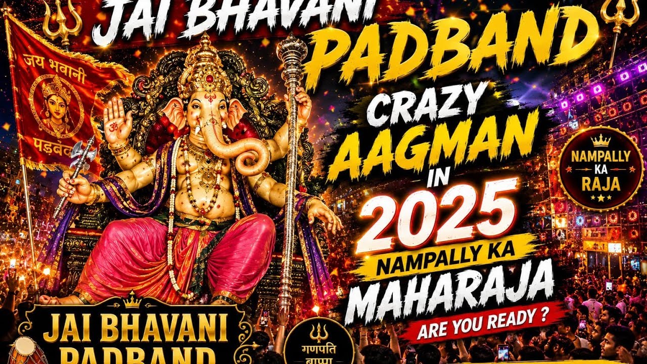 Nampally ka Maharaj Bhavya aagman successfully completed 2025