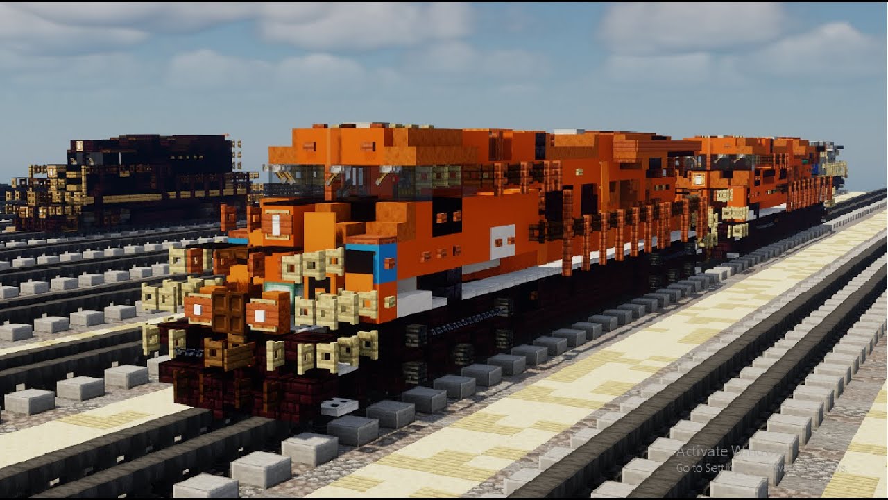 Minecraft Canadian Pacific ES44AC Every Childs matter Tutorial