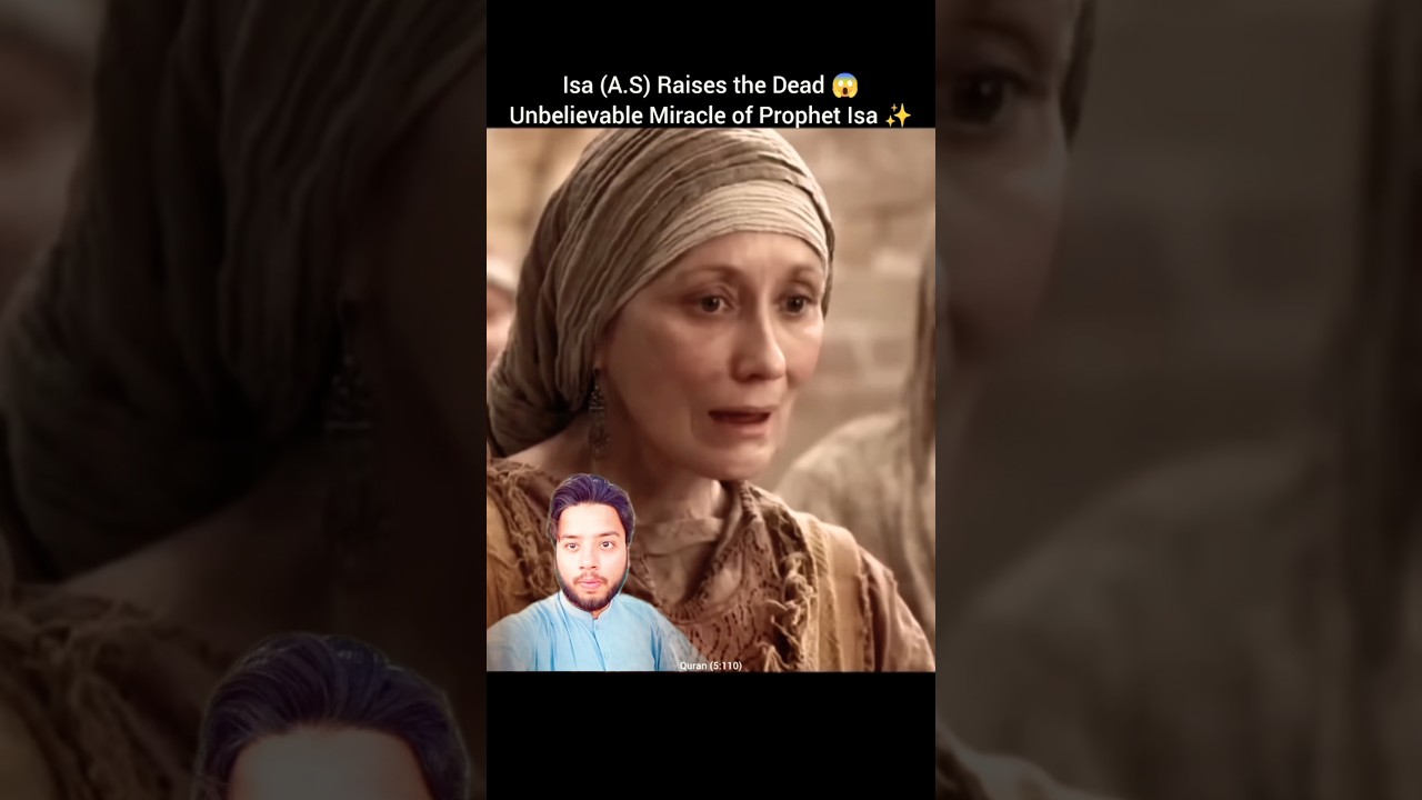 Isa (A.S) Raises the Dead 😱Unbelievable Miracle of Prophet Isa ✨#trending #viralvideo #short