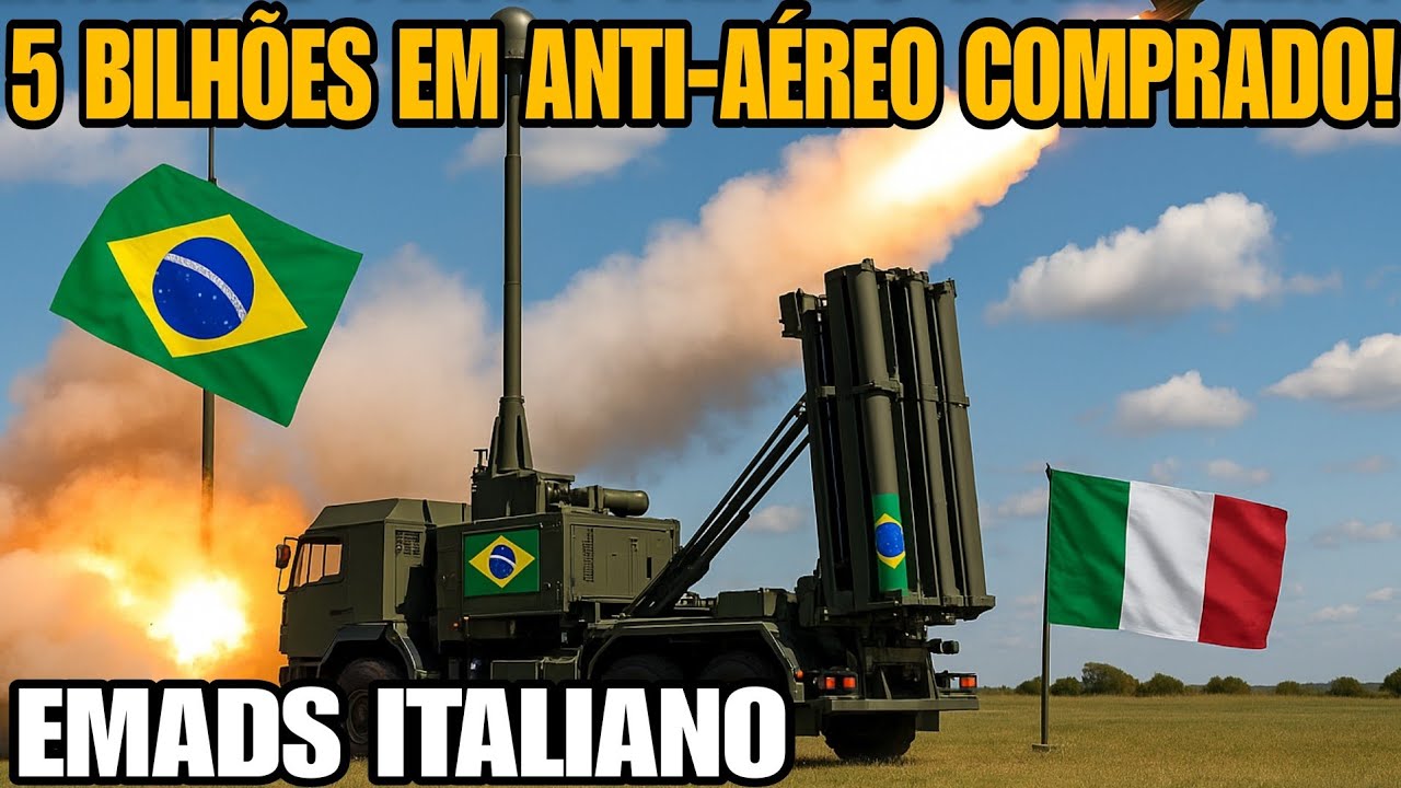 HIST&Oacute;RICO! BRASIL COMPRA EMADS ANTI-A&Eacute;REO DA IT&Aacute;LIA!