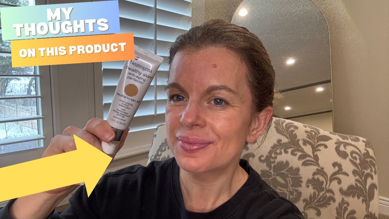 Neutrogena Anti-Aging Perfector Review | Retinol Tinted Moisturizer SPF 20 | Sheer Natural Coverage