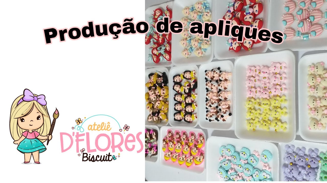 Vídeo produção #01 Apliques de laços.