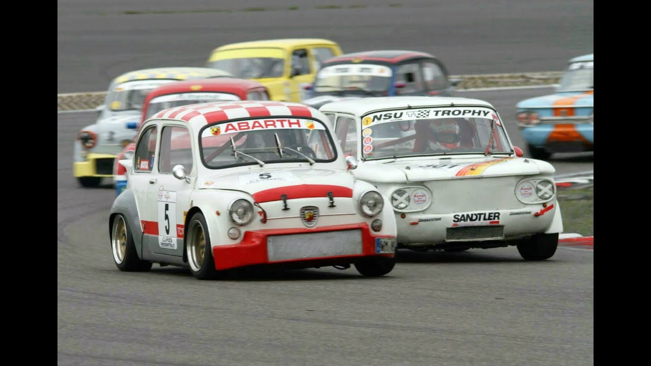 Kampf der Zwerge 2015 - Highlights Nürburgring 2 - Race 1 - NSU TT, Fiat Abarth, Mini, Simca