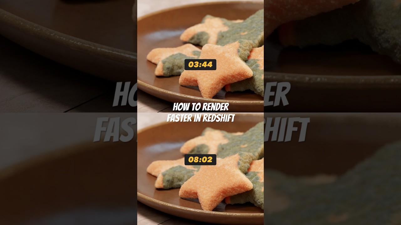 How to render faster in Redshift #tutorial #3dartist #3dtutorial #3d #redshift #cinema4d