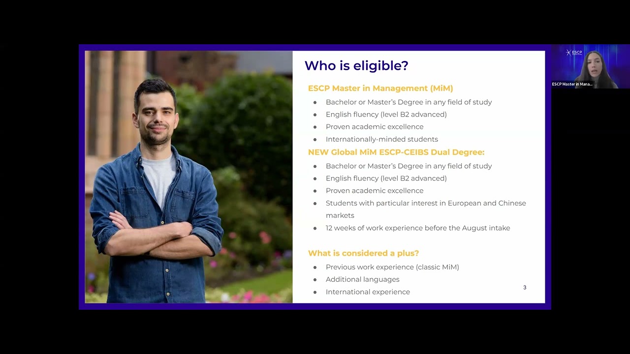 ESCP MiM Admissions Tips