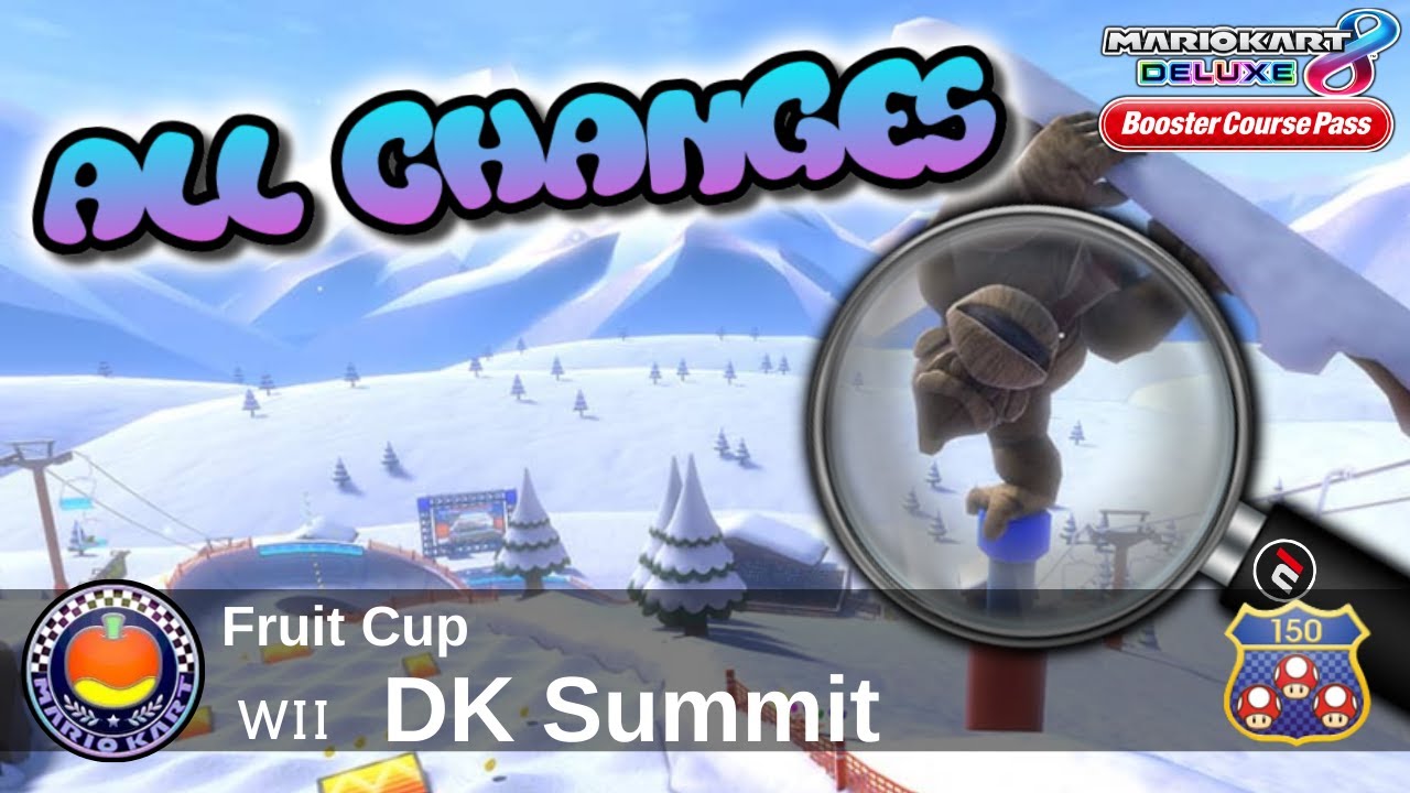 All DK Summit CHANGES ft. @nintendolife - Analysis & Comparison | Mario Kart 8 Deluxe DLC