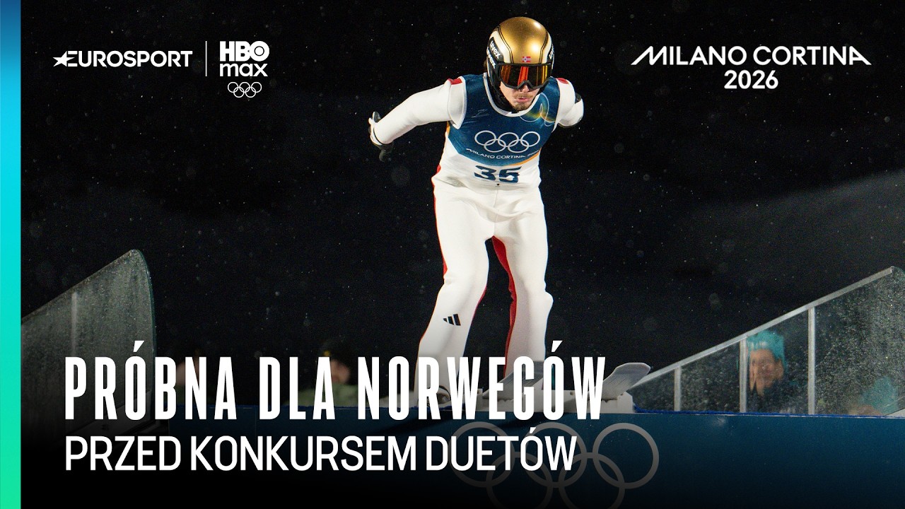 Skoki Polaków, Norwegów, Laniska i Deschwandena z serii próbnej przed duetami