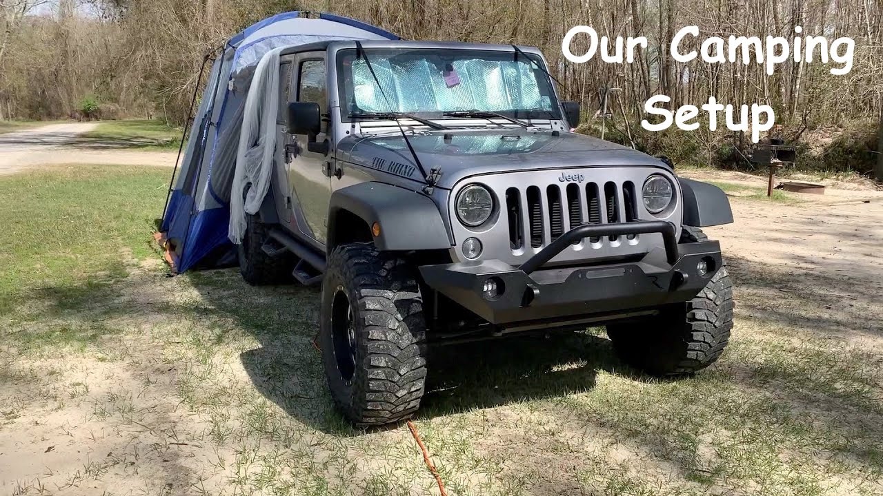 Our Jeep Camping Setup